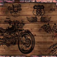 Vintage Moto Panoramic wallpaper
