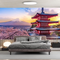 Japan Mount Fuji Panoramic wallpaper