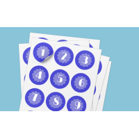 Numbered stickers