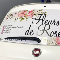 Micro-perforated vinyl for vehicles