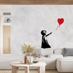 The Girl with the Balloon 2 - Banksy Panoramic Wallpaper