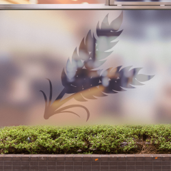 Wheat Bakery Privacy Window film