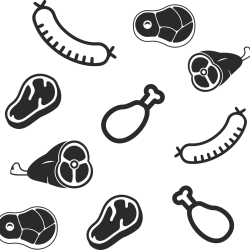 Butcher's shop Pattern Privacy Window film