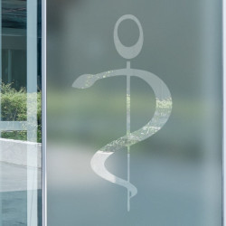 Caduceus Nurse Privacy Window film