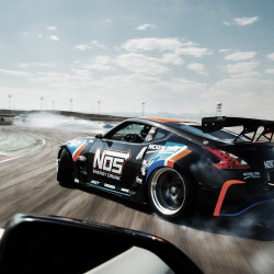 Nissan Drift car Panoramic wallpaper