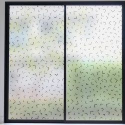 ZigZag Pop pattern Privacy Window film