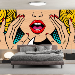 Pop Art Panoramic Wallpaper