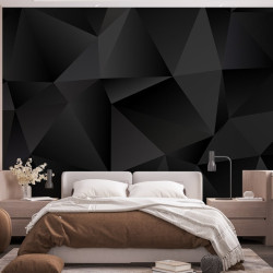 Black Relief Panoramic wallpaper