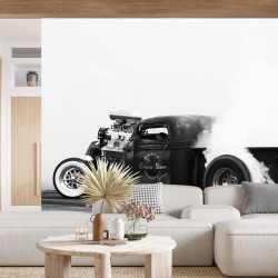 Burn Hotrod Kustom Panoramic wallpaper