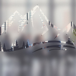 Mountain Privacy Window film