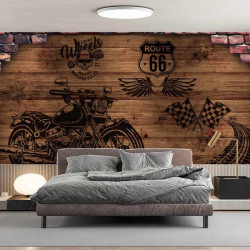 Vintage Moto Panoramic wallpaper