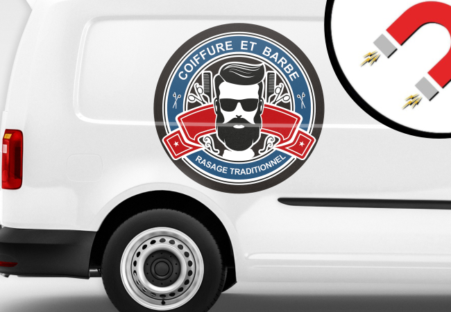 Custom magnetic car sign (magnetic)