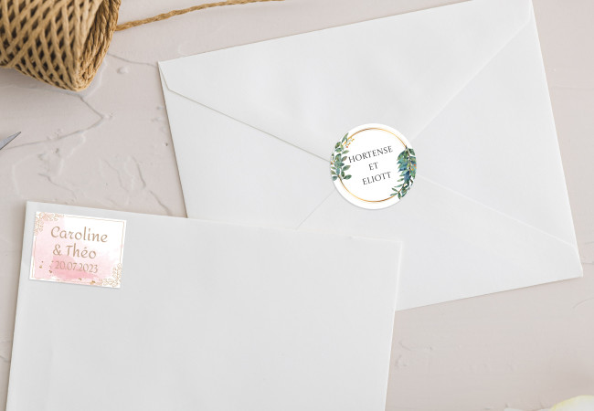 Wedding stickers