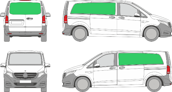 Mercedes Benz Vito L1H1 (2014-2026)
