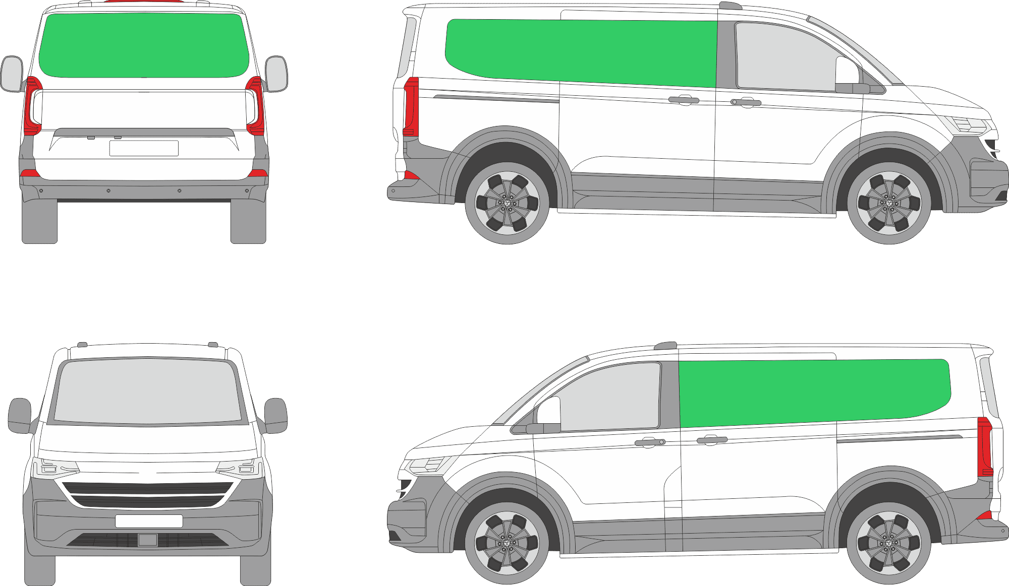Volkswagen T7 Transporter L1H1 (2024-2026)