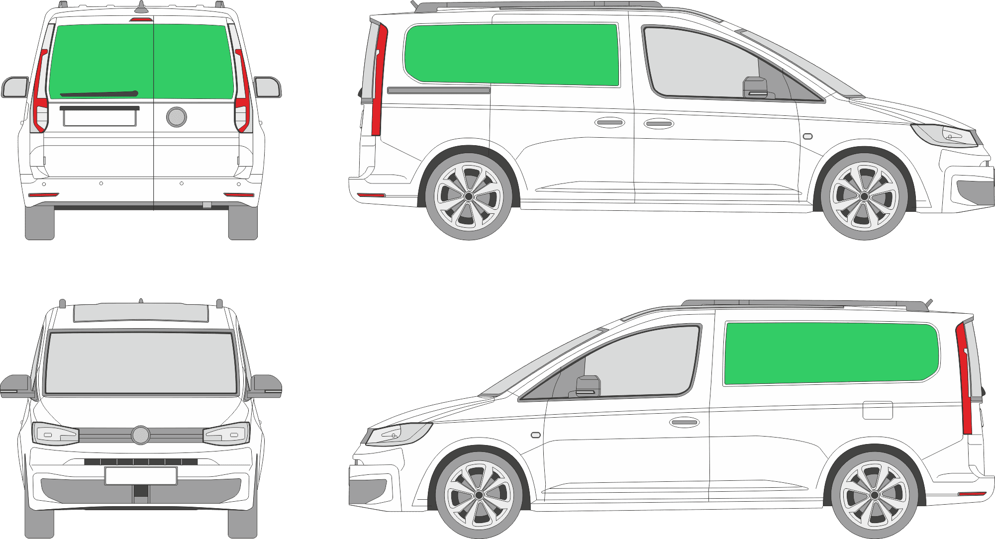 Volkswagen Caddy L2H1 (2020-2026)