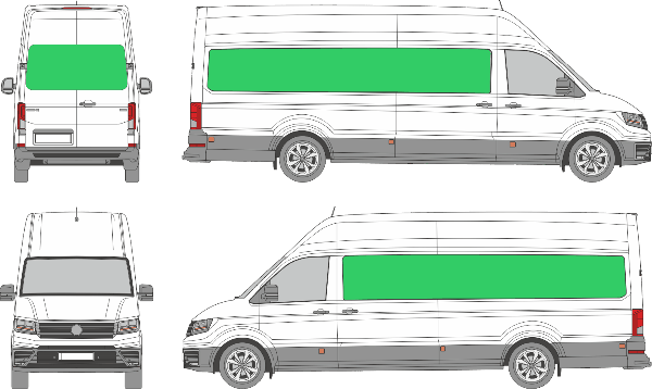 Volkswagen Crafter L4H4 (2017-2026)